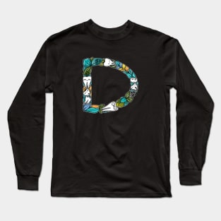 Letter D Long Sleeve T-Shirt